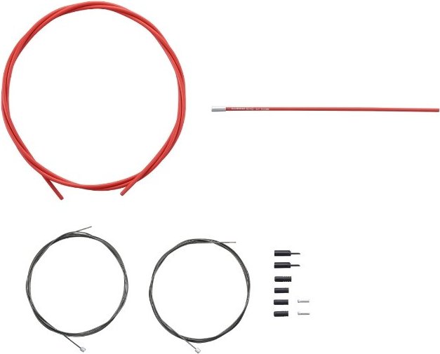 ROAD SHIFTING CABLE SET (OPTISLICK, OT-RS900) Red