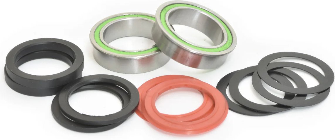 BB86 to 29MM (DUB Compatible) Flanged, Dual Row PressFit 86/92 ABEC-3 Bottom Bracket