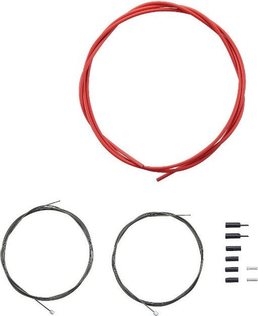 ROAD SHIFTING CABLE SET (OPTISLICK) Red