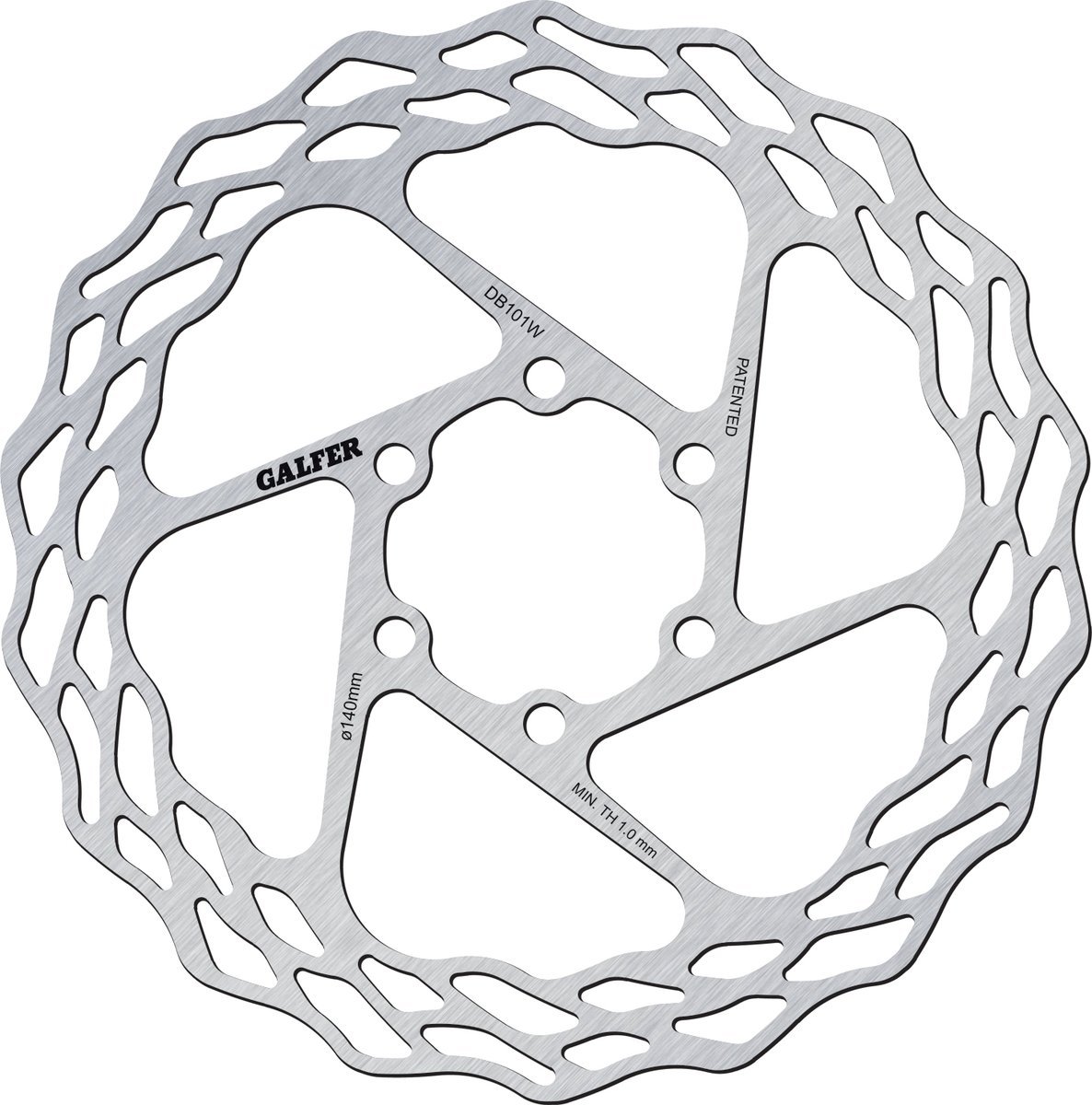 Wave Rotor 140mm 6-Bolt