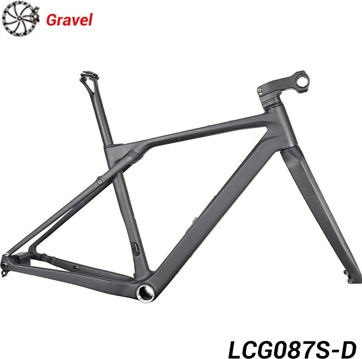 Gravel Frameset With Micro Suspension Downtube Storage Plus Stem
