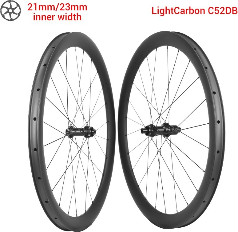 Road Wheels C52DB Ratchet Hub Disc Brake Road Carbon Wheels