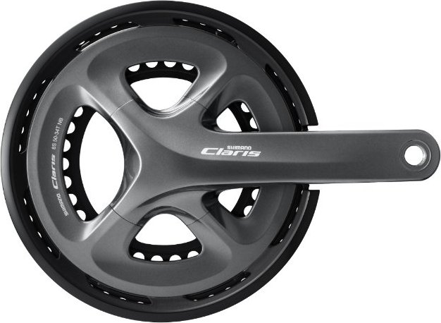 CLARIS CRANKSET WITH CHAIN GUARD 2X8s