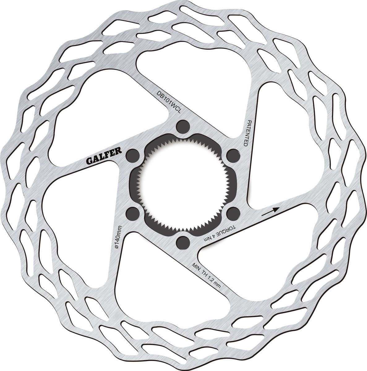 Wave Rotor 140mm Centerlock (DB101WCL)