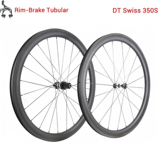 700c Carbon Tubular Wheels With DT350 Hubs