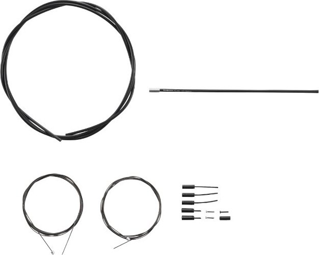 ROAD SHIFTING CABLE SET (POLYMER COATING, OT-RS900) Black