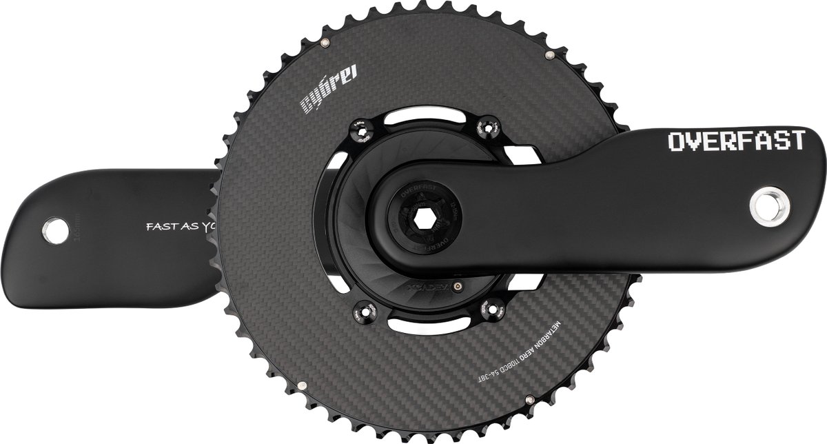 Aero Cranks w/ Spider + Chainrings