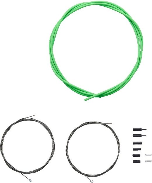 ROAD SHIFTING CABLE SET (OPTISLICK) Lime green