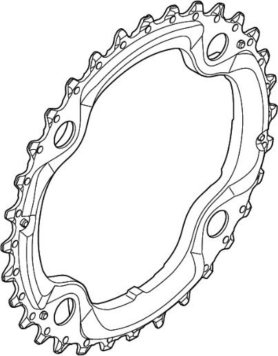 Chainring 32T for FC-M610/FC-T611/FC-T521/SHIMANO DEORE trekking
