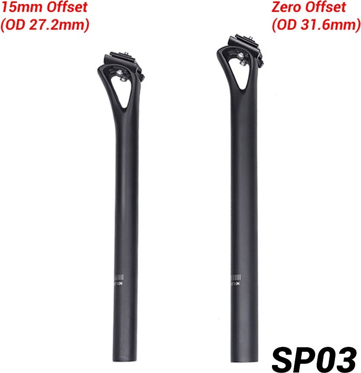 Full Carbon Seat Post Zero/15mm Offset