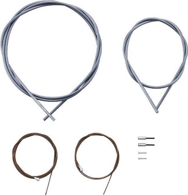 ROAD BRAKE CABLE SET (POLYMER COATING) Gray