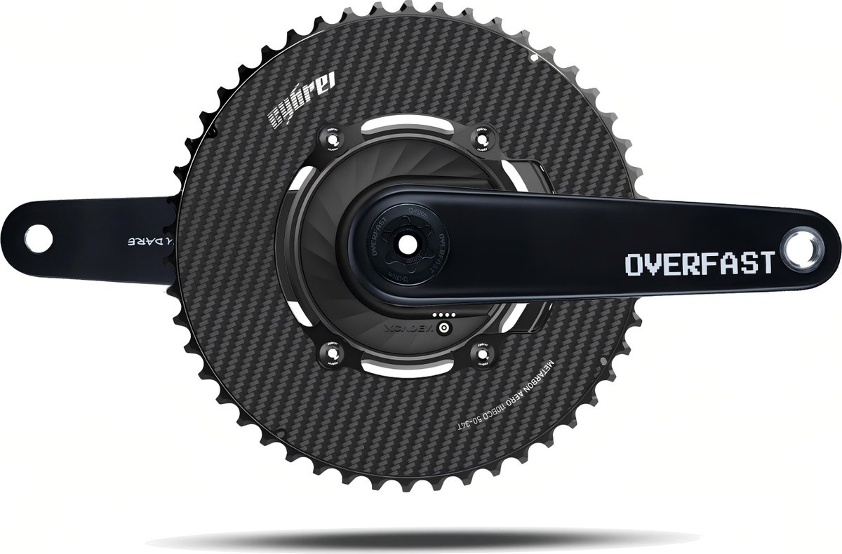 Light Cranks w/ Spider + Chainrings