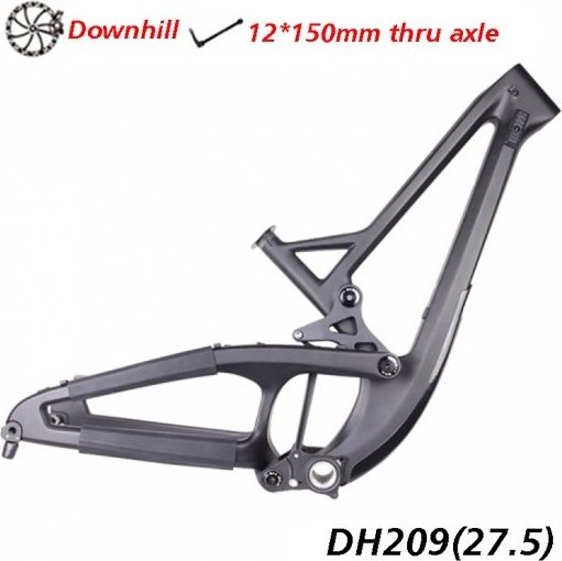 New best downhill carbon mountain bike frameset DH209