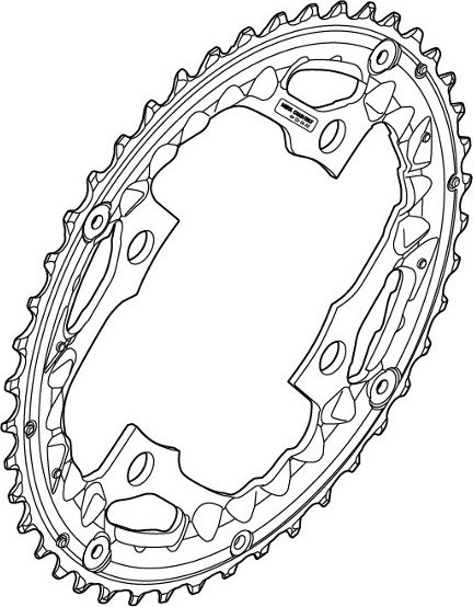 Chainring 48T for FC-T521 (for 48-36-26T)