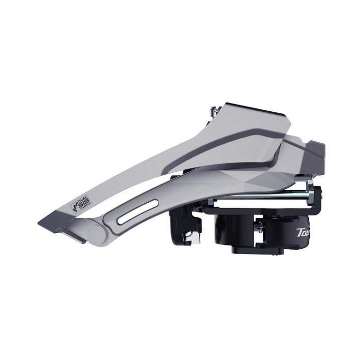 TOURNEY TY FRONT DERAILLEUR TOP SWING (CLAMP BAND MOUNT) 2X8/7/6s