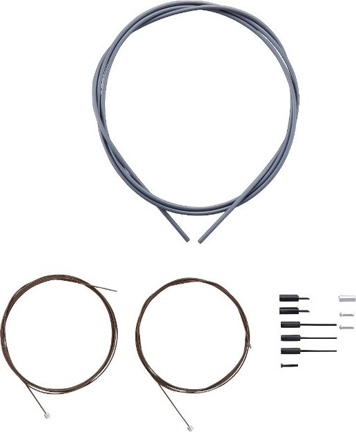 ROAD SHIFTING CABLE SET (POLYMER COATING) High-tech gray