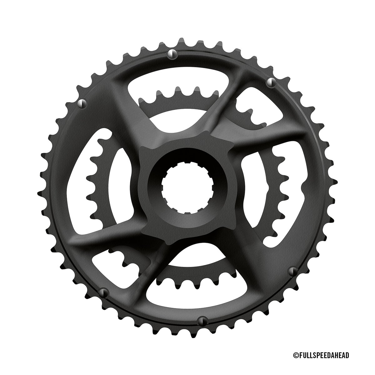 Direct Mount chainring 48/32T