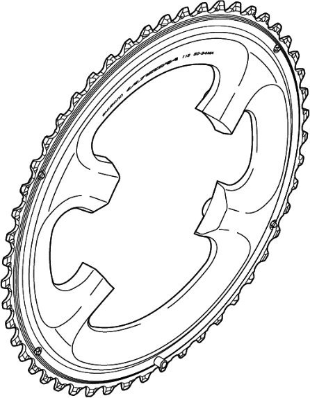 Chainring 53T for FC-6800