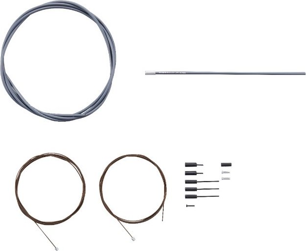 ROAD SHIFTING CABLE SET (POLYMER COATING, OT-RS900) High-tech gray