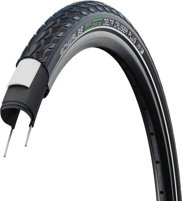 Delta Cruiser Plus PunctureGuard Green Compound Wired 590