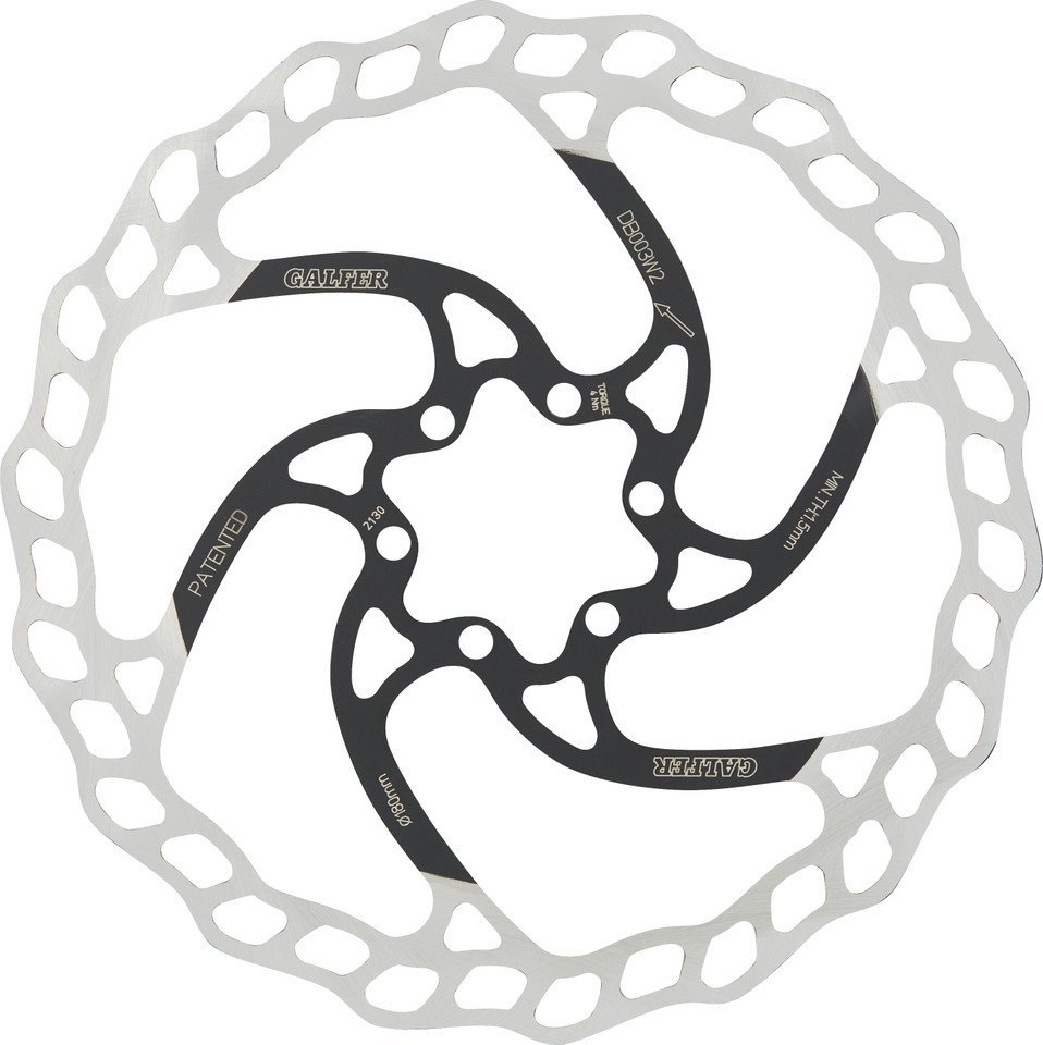 Wave Rotor 180mm 6-Bolt (DB003W2)
