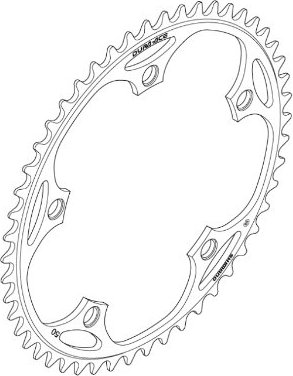 Chainring 50T (1/2″×1/8″) NJS for FC-7710