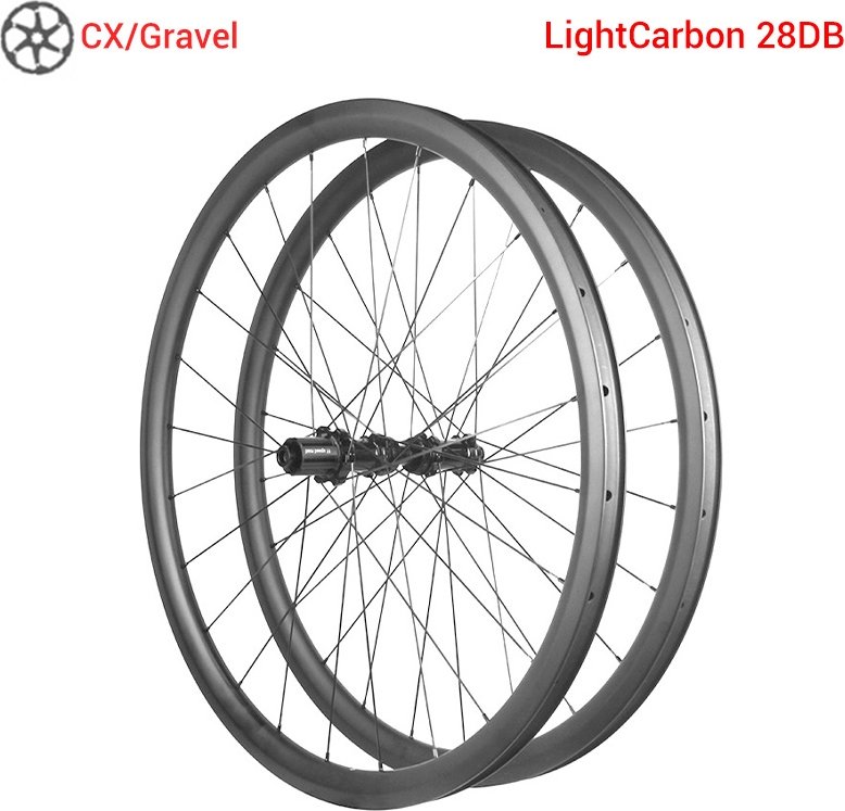 Affordable 28DB Carbon Gravel Bike Wheels 700C China Carbon Wheel