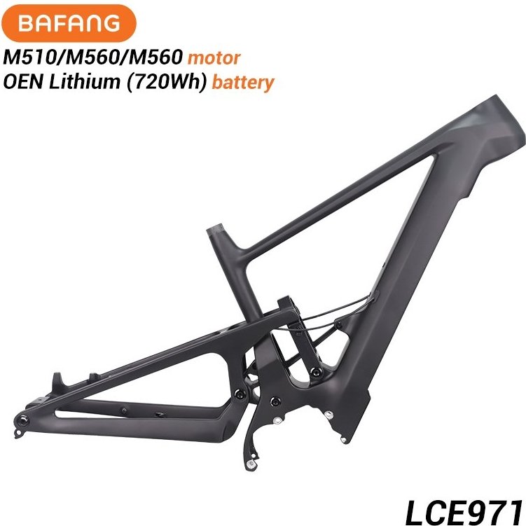 E-Bike Frame Bafang Full Suspension Carbon Ebike Frame