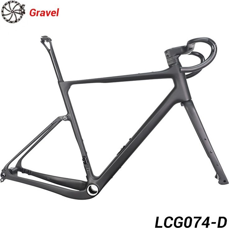 Gravel Frameset Micro Suspension Pivot Design With Integrated Handlebar