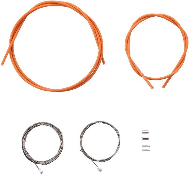 ROAD BRAKE CABLE SET (SIL-TEC COATING) Orange