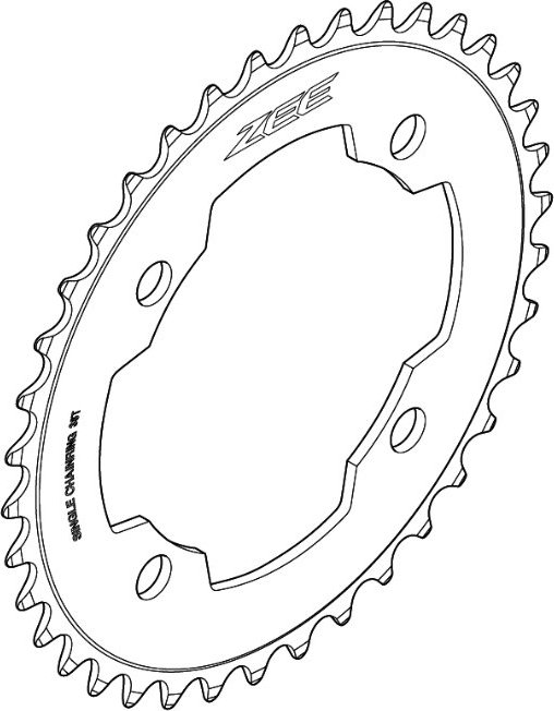 Chainring 38T for FC-M640 FC-M645