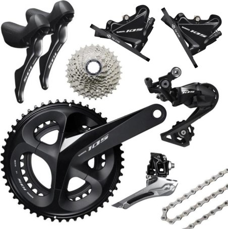 105 R7020 Disc Groupset