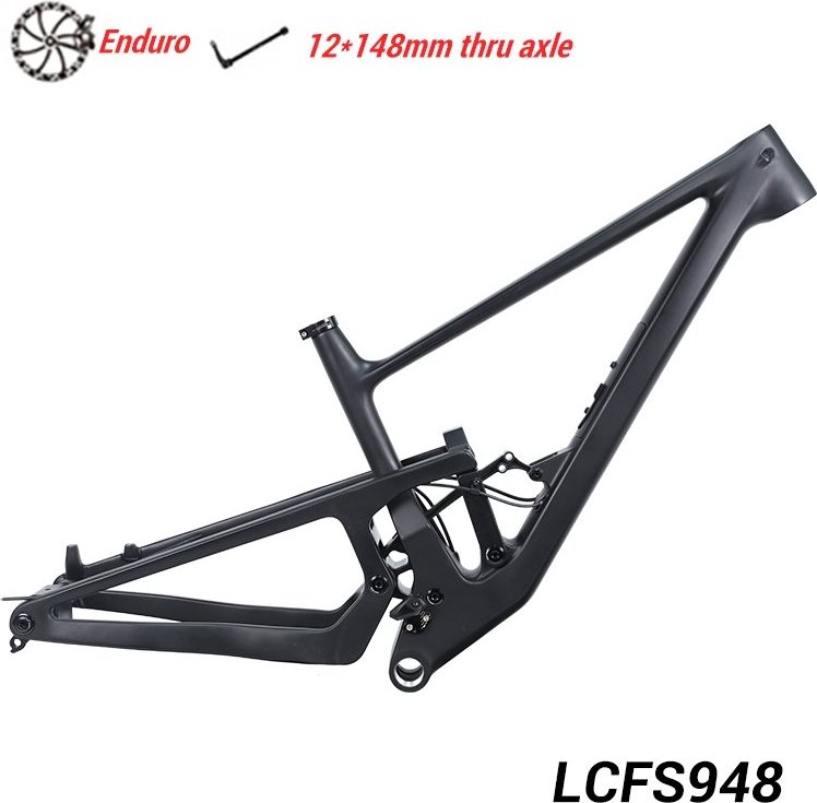 Full Suspension Enduro Mountain Bike Carbon Frame VPP Suspension System