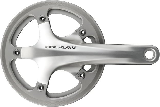 ALFINE CRANKSET WITH CHAIN GUARD