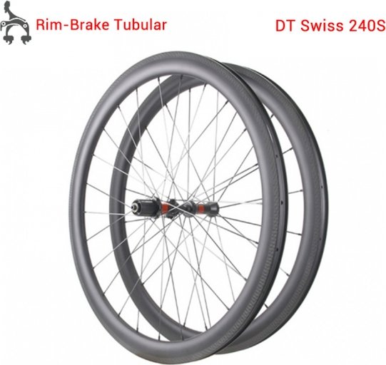 700c Tubular Carbon Road Wheels With DT240 Hubs