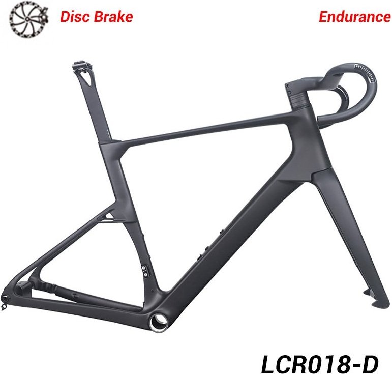 Aero Endurance Disc Brake Road Carbon Frameset With Integrated Handlebar