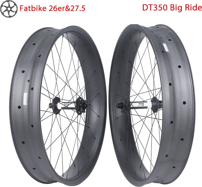 26er&27.5 Fatbike Carbon Wheels DT350 Big Ride Snow Bike Carbon Wheels