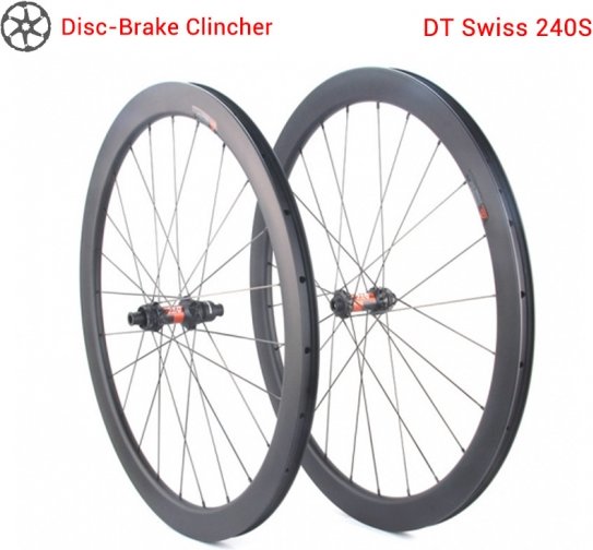 Road Disc Wheelset With DT240 Center Lock Hubs And Sapim Spoke