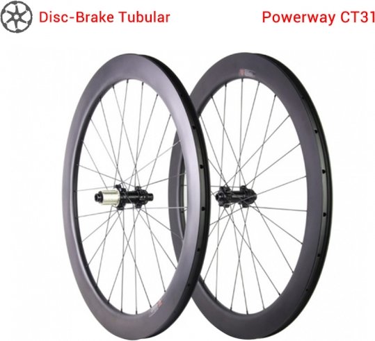 Cheaper Road Bicycle Carbon Disc Brake Tubular Wheels