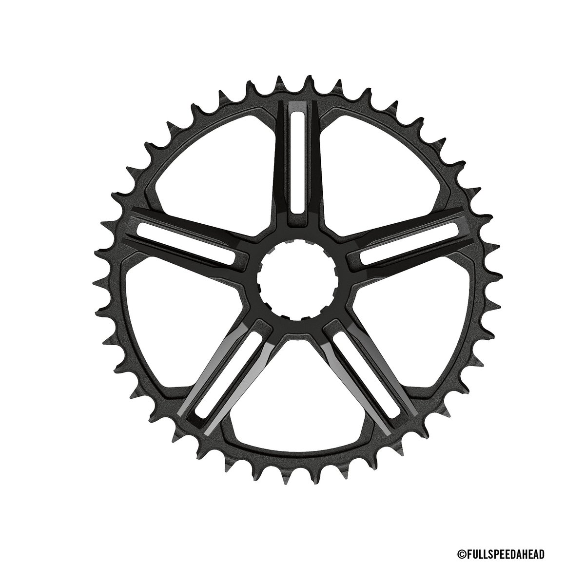 Alloy megatooth Direct Mount chainring 1x