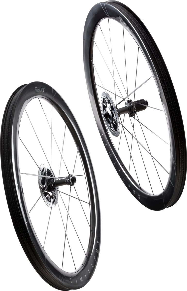 4AM Limitless Ti_UD Carbon Spoke Disc Wheelset