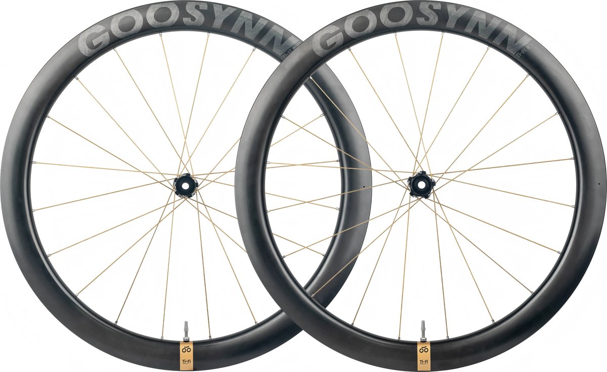 Ti-Fi Titanium Fiber Spoke R50 Wheelset