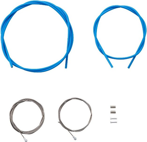 ROAD BRAKE CABLE SET (SIL-TEC COATING) Blue