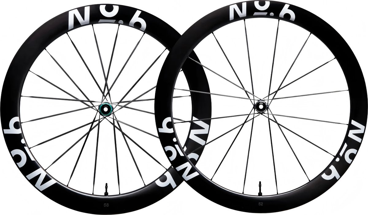 52/58 Superlight Aero Carbon Spoke Disc Brake Wheelset