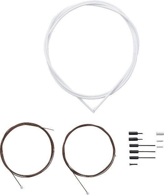 ROAD SHIFTING CABLE SET (POLYMER COATING) White