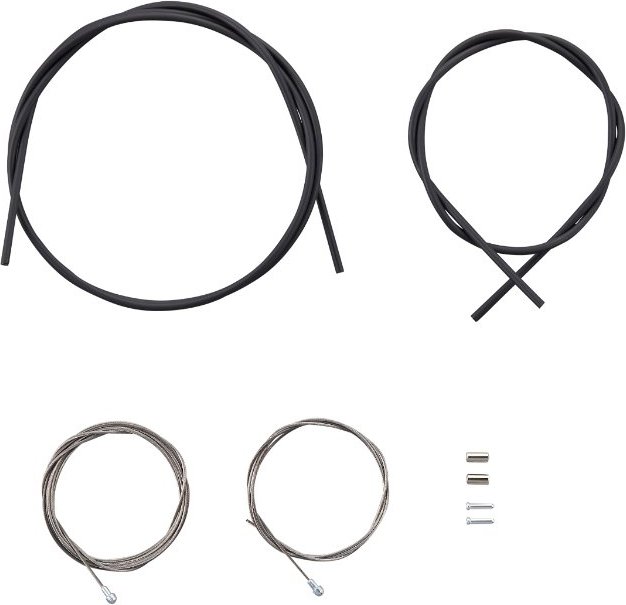 ROAD BRAKE CABLE SET (SIL-TEC COATING) Black