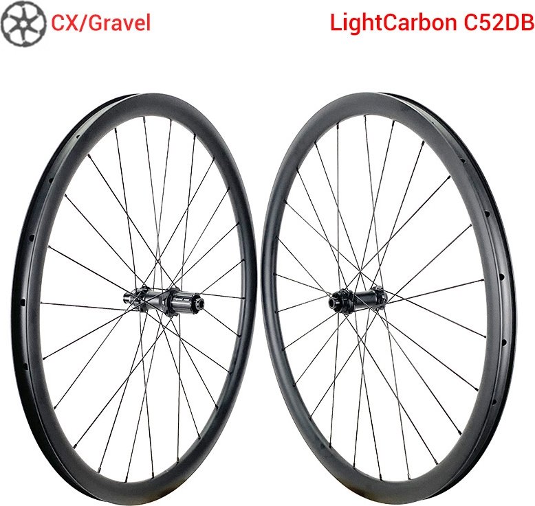 Mid-range C52DB Carbon Gravel Wheelset Ratchet System 700C