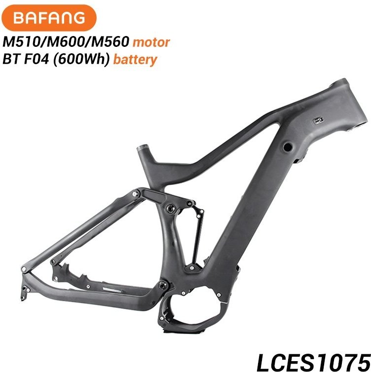 New Enduro full suspension ebike frameset compatible for Bafang M500 M600 motor engine