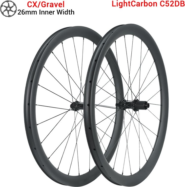 Mid-range Widened Gravel Carbon Wheels Ratchet System Hub 700C Wheel For Gravel Bike